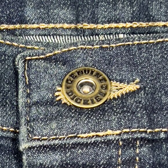 Dickies Jeans Mens 42x32 Dark Blue Wash Denim Pants Straight Leg Mexico - Picture 4 of 15